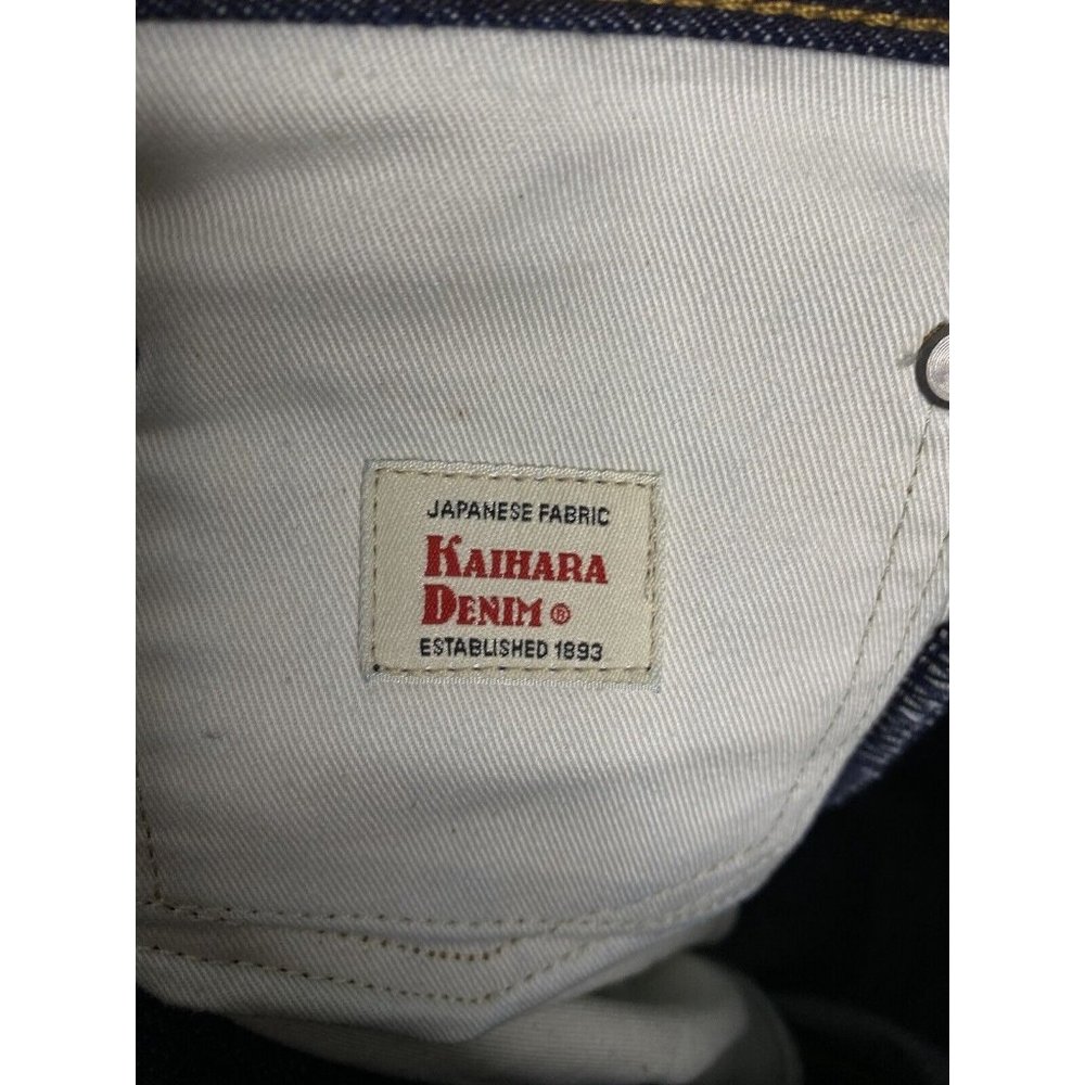 J Crew Mens 1040 Kaihara Japanese Denim Slim Straight Jeans 35x34 Measure 35x33 - Picture 10 of 10